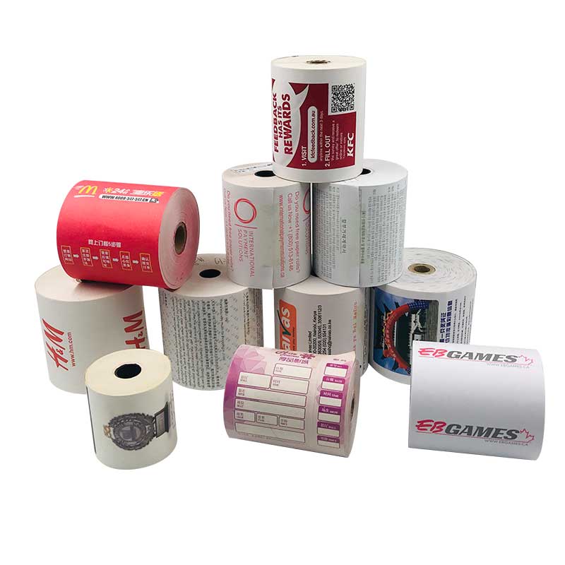 Wat zijn de voordelen van deze aangepaste gedrukte thermische papierrollen in vergelijking met normaal thermisch papier?